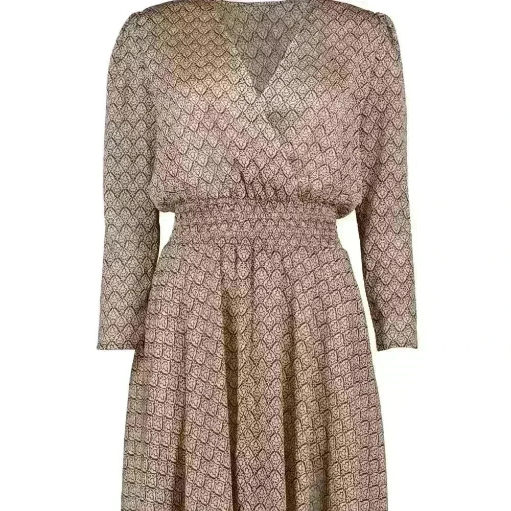 Bishop and Young Anthropologie Serita Smocked Dress size S NWT